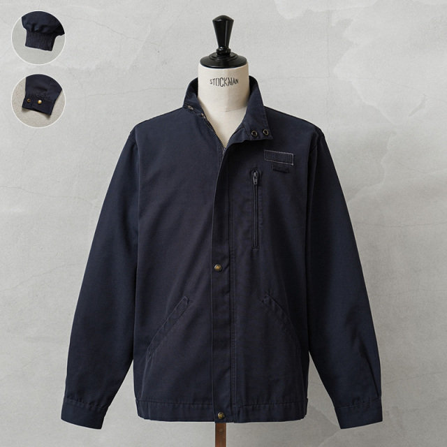 実物 USED フランス海軍 スタンドカラー デッキジャケット ミリタリー