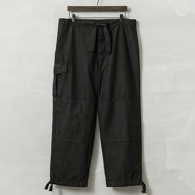実物 USED ベルギー軍 M-88 フィールド オーバーパンツ BLACK染め