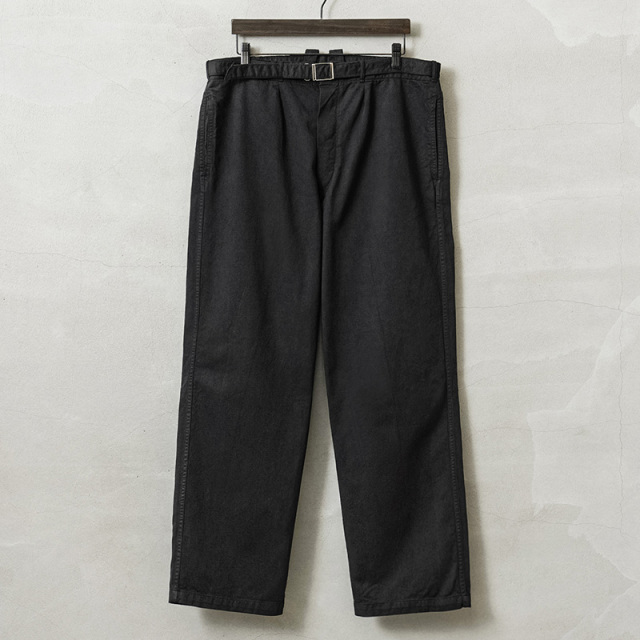 実物 新品 デッドストック ドイツ軍 BW コットン ワークパンツ BLACK