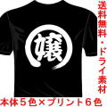 おもしろ漢字Tシャツ 嬢 バックプリント1文字 送料無料