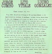 Jorge Cumbo, Lito Vitale, Lucho Gonzalez: Jorge Cumbo Lito Vitale Lucho Gonzalez