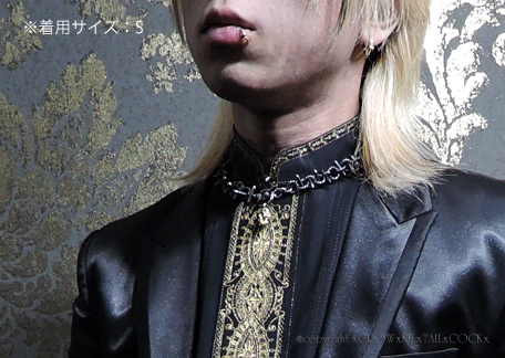 有刺鉄線スカルネックレス BETHLEHEM BLOODLUST