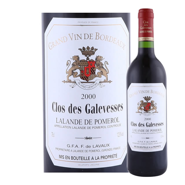 クロ・デ・ガルヴェス　ラランド・ド・ポムロル　2000