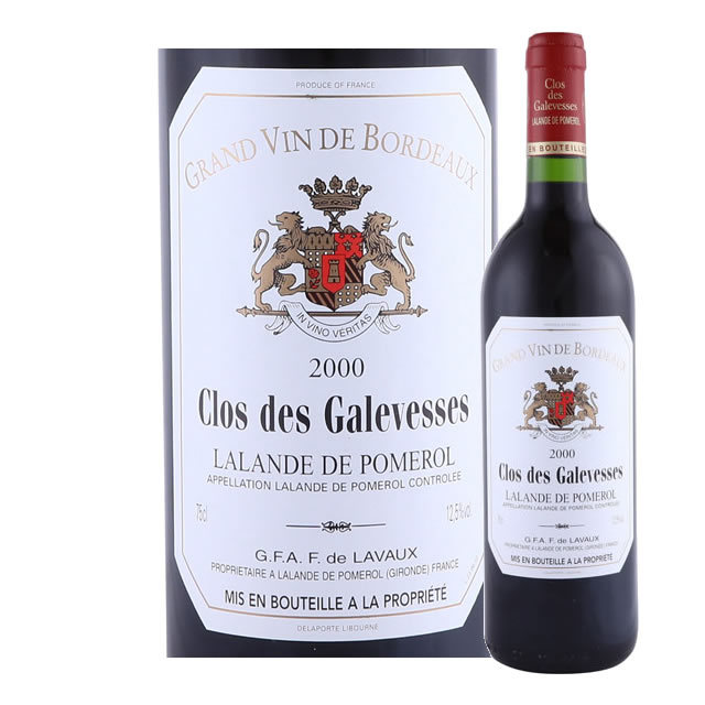 クロ・デ・ガルヴェス　ラランド・ド・ポムロル　2000