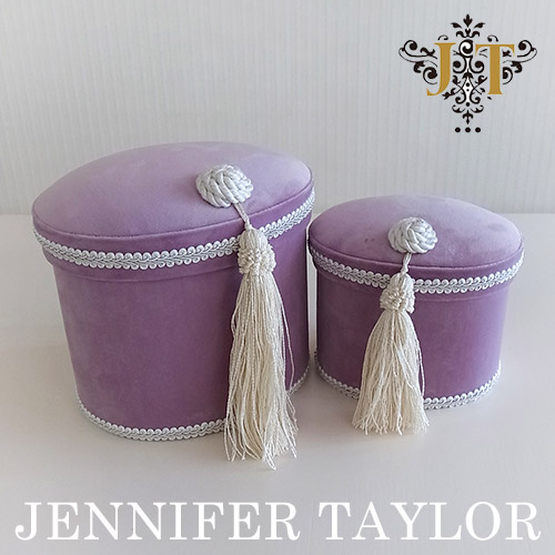 【まとめ買い割引対象品】 ジェニファーテイラー Jennifer Taylor オーバルBOX2Pセット・Bois De Rose