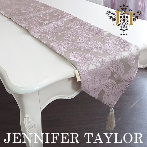 【まとめ買い割引対象品】 ジェニファーテイラー Jennifer Taylor テーブルランナー Hermosa-lavender Mサイズ 180×30cm