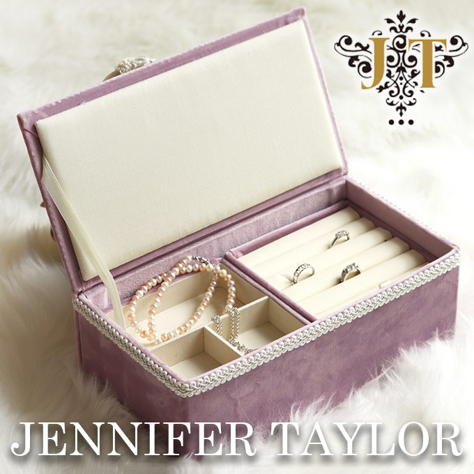 ジェニファーテイラー,Jennifer Taylor,ジュエリーボックス,パープル,Bois De Rose