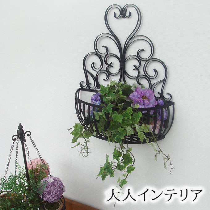 バスケット,壁飾り,ウォールデコ,アイアン