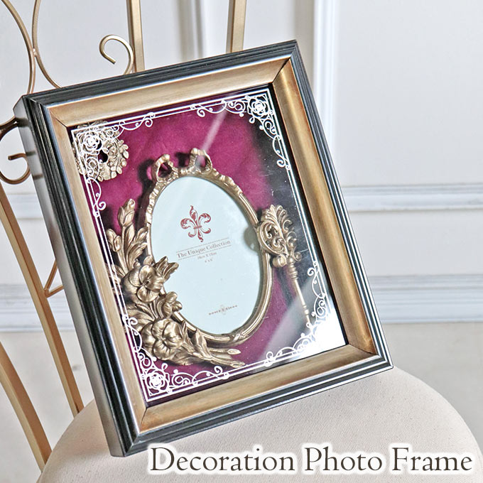 フォトフレーム,ゴールド,ロココ,姫系,写真立て,壁掛け,壁飾り,フォト,写真,インテリア雑貨,アンティーク