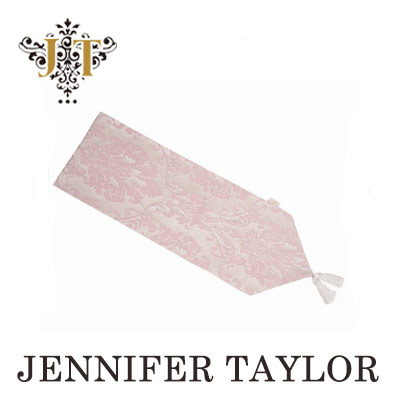 テーブルランナー,テーブルクロス,フリンジ,ピンク,おしゃれ,ヨーロピアン,ジェニファーテイラー,Jennifer Taylor,Leone