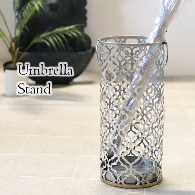傘立て,アイアン,シルバーアイアン,モダン,アンブレラスタンド,傘たて,アンティーク調
