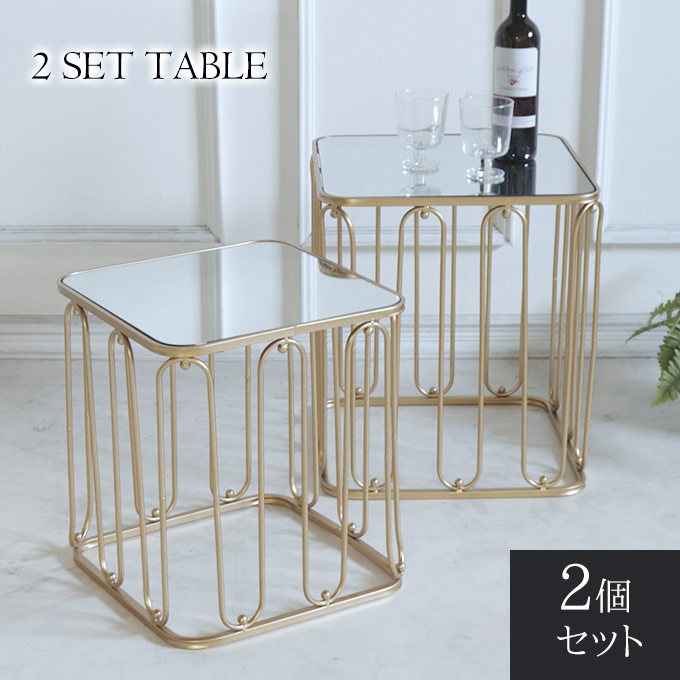 サイドテーブル,ミラー,スクエアテーブル,四角,飾り棚,