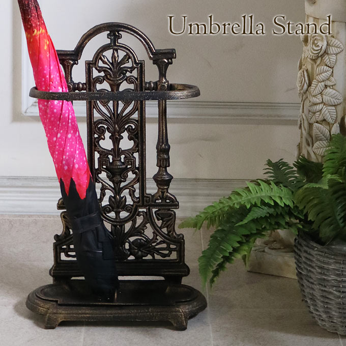 アンティーク調,傘立て,アンブレラスタンド,ゴールド