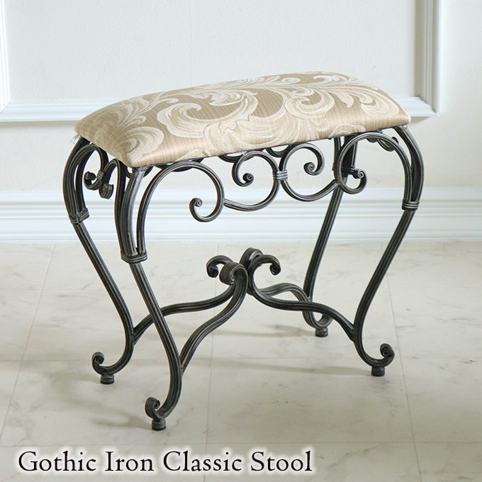 スツール,ゴシック調,アイアン,クラシック
