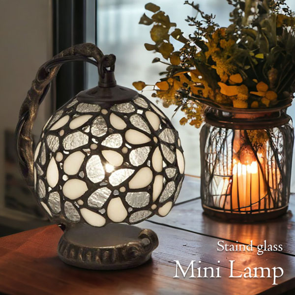 ステンドガラスランプ,テーブルランプ,ハナハナ,ステンド,おしゃれ,可愛い,間接照明-6