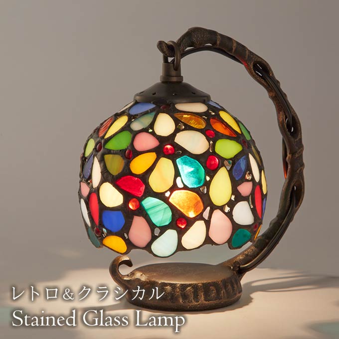 ステンドランプ,照明,吊型,ハナハナ,ミックス