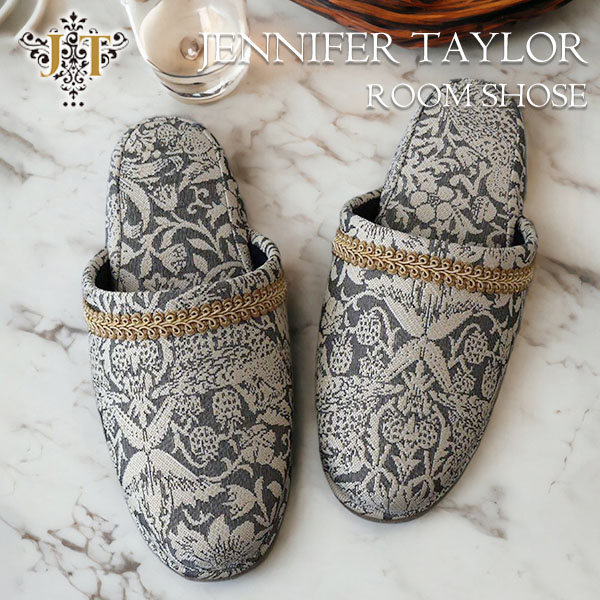 ジェニファーテイラー Jennifer Taylor ルームシューズ(おしゃれなスリッパ) ユニセックス イチゴ泥棒 GR-5