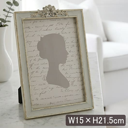 フレンチシック フォトフレーム(写真立て) ローズガーランド W15×H21.5cm-12