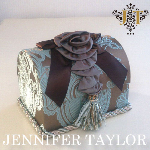 【まとめ買い割引対象品】 ジェニファーテイラー Jennifer Taylor トランク型ボックス・Hermosa-mint