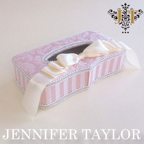 【まとめ買い割引対象品】 ジェニファーテイラー Jennifer Taylor ティッシュBOX・Haruno-Ribbon