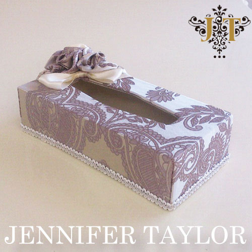 【まとめ買い割引対象品】 ジェニファーテイラー Jennifer Taylor ティッシュBOX・Hermosa-lavender