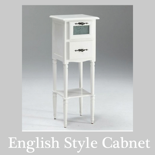 オールドイングランド式 テレホンチェスト(電話台)(ホワイト)【送料無料】