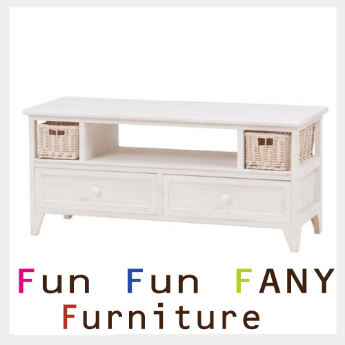 FANY FURNITURE～ファニーファニチャー～ ホワイトテレビ台【送料無料】