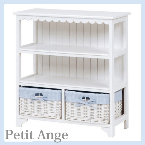  Petit Ange～プティ・アンジュ～ バスケット付きフリルラック【送料無料】