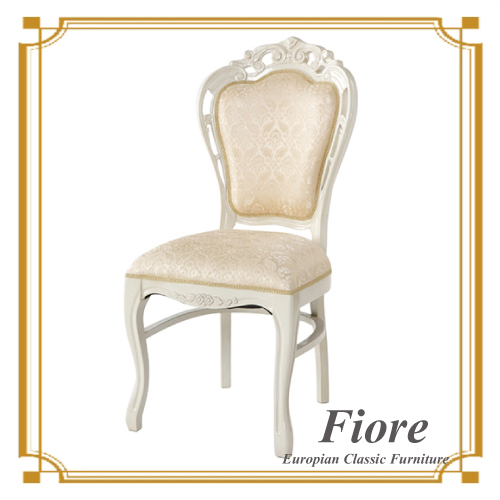  ヨーロピアンクラシックスタイル Fiore～フィオーレ～ アイボリーチェアデコ【送料無料】