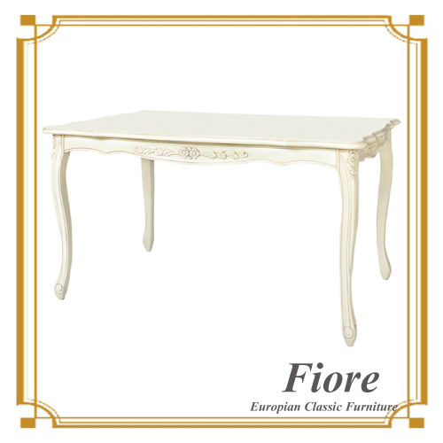  ヨーロピアンクラシックスタイル Fiore～フィオーレ～ ダイニングテーブル175【送料無料・開梱設置付き】
