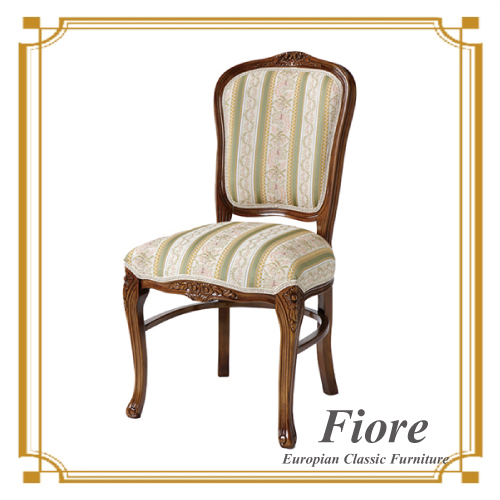 ヨーロピアンクラシックスタイル Fiore～フィオーレ～ ストライプグリーンチェア【送料無料】