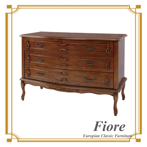  ヨーロピアンクラシックスタイル Fiore～フィオーレ～ ３段ワイドチェスト【送料無料】
