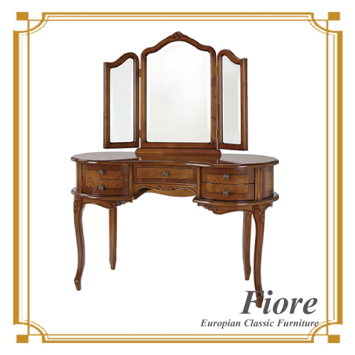 ヨーロピアンクラシックスタイル Fiore～フィオーレ～ ３面鏡ドレッサー【送料無料・開梱設置付き】