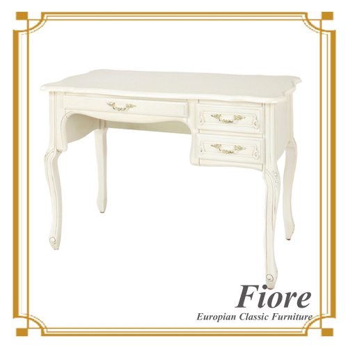  ヨーロピアンクラシックスタイル Fiore～フィオーレ～ 片袖デスク【送料無料】