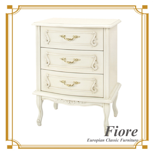  ヨーロピアンクラシックスタイル Fiore～フィオーレ～ ３段チェスト【送料無料】