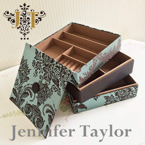 【まとめ買い割引対象品】 ジェニファーテイラー Jennifer Taylor ジュエリーボックス・宝石箱(Carlisle) 【送料無料】