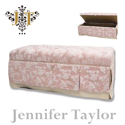 【まとめ買い割引対象品】 ジェニファーテイラー Jennifer Taylor ボックス付スツール(ベンチ)・Harmonia 【送料無料】