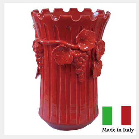 新品未使用　イタリア製傘立て　壺型　グリーン image017.jpg