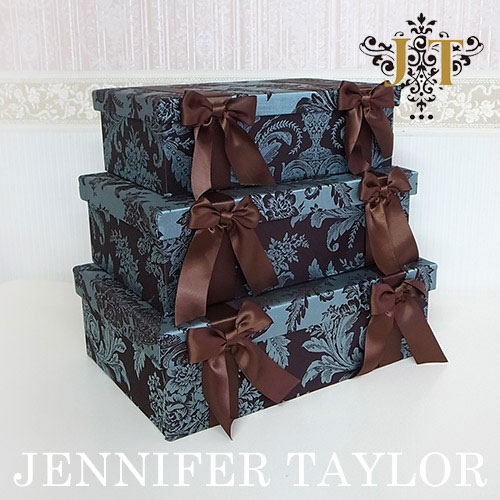 【まとめ買い割引対象品】 ジェニファーテイラー Jennifer Taylor BOX3Pセット・Carlisle-Ribbon 【送料無料】