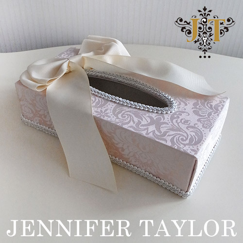 【まとめ買い割引対象品】 ジェニファーテイラー Jennifer Taylor ティッシュBOX・Haruno-Ribbon