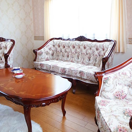 輸入家具 サロンセット4P(応接セット)｜アンティーク調家具｜おしゃれ  