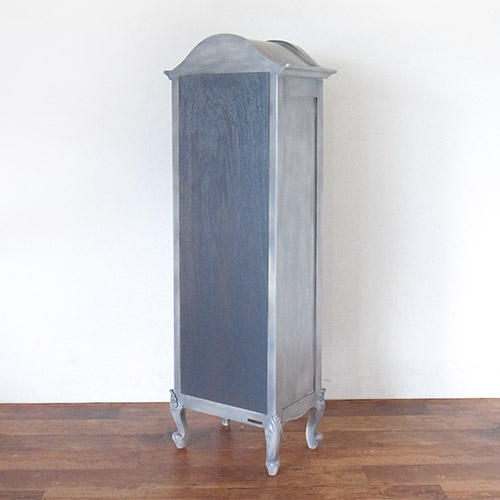 スリム設計 英国製 マホガニー材 キャビネット 幅57㎝ 美品 ガラスキャビネット 幅51cm マホガニー エンジ 引き出し 扉付き