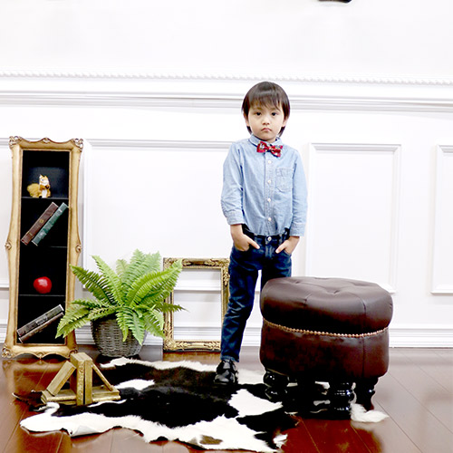 チャイルド マカロンスツール・ブラウン【輸入家具屋さん】