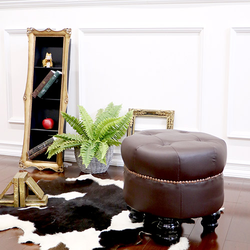 チャイルド マカロンスツール・ブラウン【輸入家具屋さん】