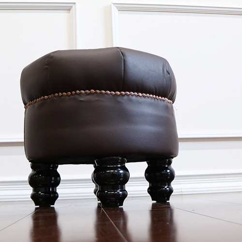 チャイルド マカロンスツール・ブラウン【輸入家具屋さん】