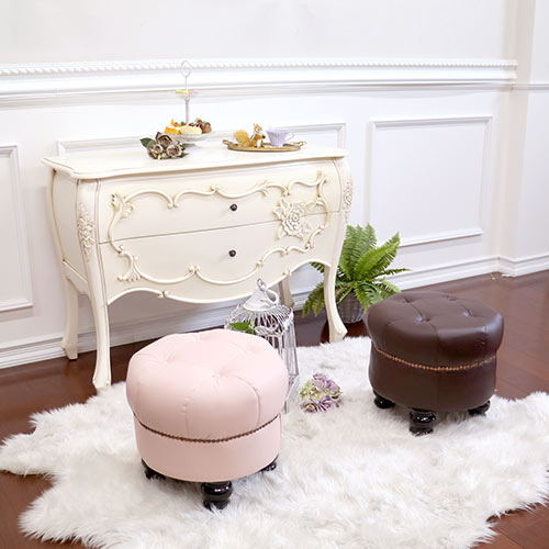 チャイルド マカロンスツール・ブラウン【輸入家具屋さん】