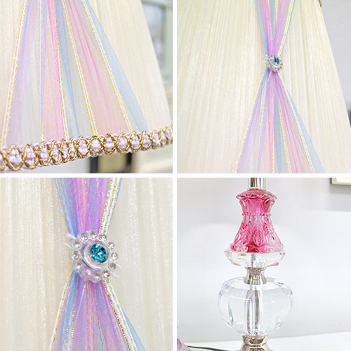 テーブルランプ(ギャザー)｜ロココクラシック 姫系インテリア