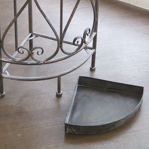 アイアンコーナー傘立て｜姫系インテリア 雑貨｜おしゃれインテリア