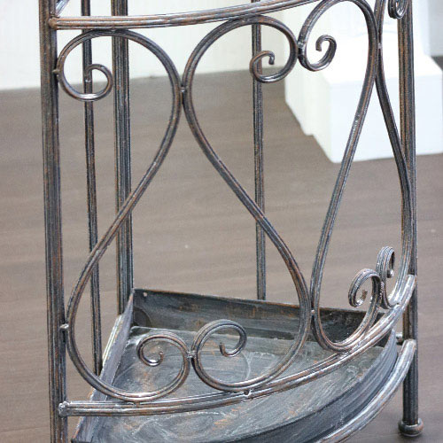 アイアンコーナー傘立て｜姫系インテリア 雑貨｜おしゃれインテリア