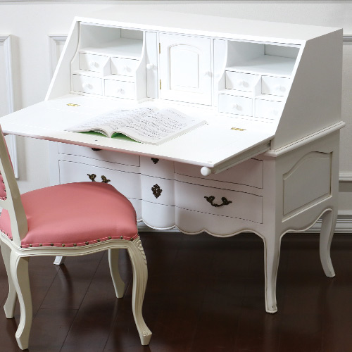 ライティングビューロー(ライティングデスク) (ホワイト)｜Y-KAGU  